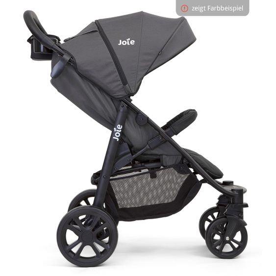 joie Buggy & Sportwagen Litetrax 4 mit Schieber-Ablagefach & Regenschutz - Laurel