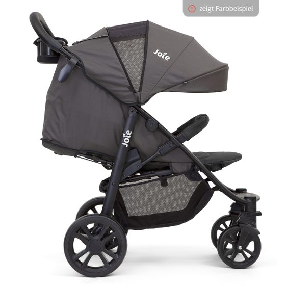 joie Buggy & Sportwagen Litetrax 4 mit Schieber-Ablagefach & Regenschutz - Laurel