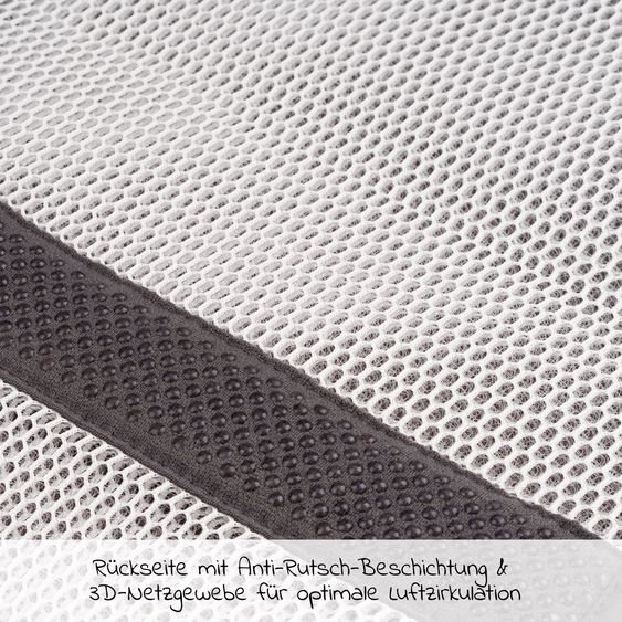 joie Buggy & Sportwagen Litetrax bis 22 kg belastbar mit Schieber-Ablagefach, Sonnenschirm, Sommer Sitzauflage, Insektenschutz & Regenschutz - Pebble