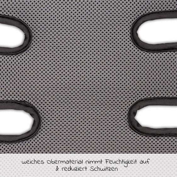joie Buggy & Sportwagen Litetrax bis 22 kg belastbar mit Schieber-Ablagefach, Sonnenschirm, Sommer Sitzauflage, Insektenschutz & Regenschutz - Shale