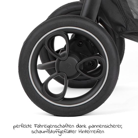 joie Buggy & Sportwagen Litetrax Pro bis 22 kg belastbar mit Schieber-Ablagefach inkl. Insektenschutz & Regenschutz - Pebble