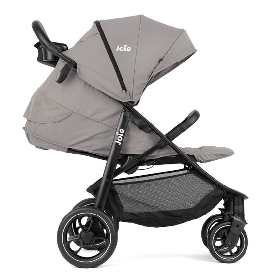 joie Buggy & Sportwagen Litetrax Pro bis 22 kg belastbar mit Schieber-Ablagefach inkl. Insektenschutz & Regenschutz - Pebble