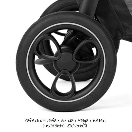 joie Buggy & Sportwagen Litetrax Pro bis 22 kg belastbar mit Schieber-Ablagefach & Regenschutz - Peacock