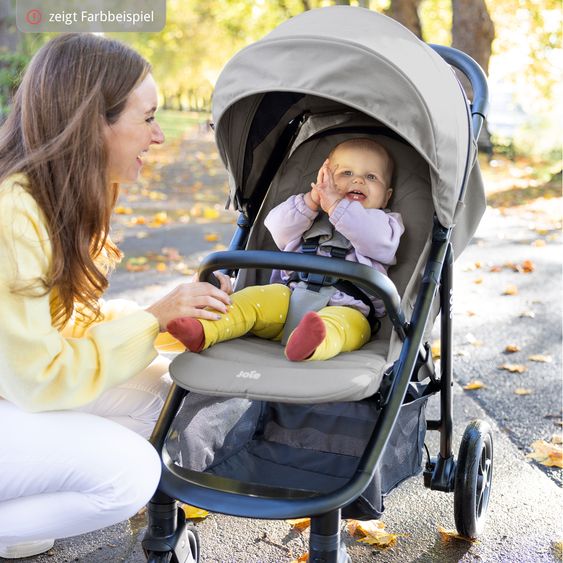 joie Buggy & Sportwagen Litetrax Pro bis 22 kg belastbar mit Schieber-Ablagefach & Regenschutz - Peacock