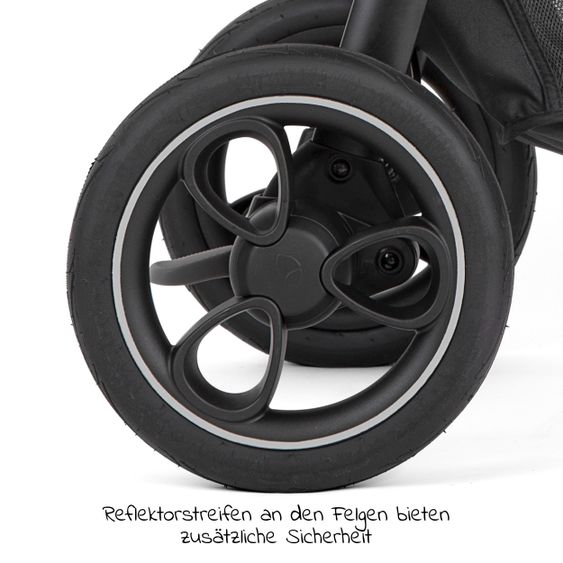 joie Buggy & Sportwagen Litetrax Pro bis 22 kg belastbar mit Schieber-Ablagefach & Regenschutz - Pebble