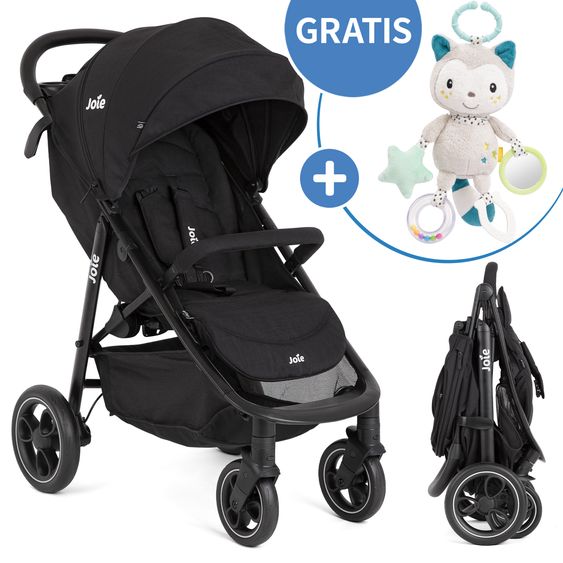 joie Buggy & pushchair Litetrax - Shale + FREE Fehn toy cat Yuki