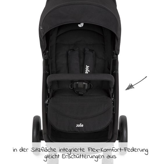 joie Buggy & pushchair Litetrax - Shale + FREE Fehn toy cat Yuki