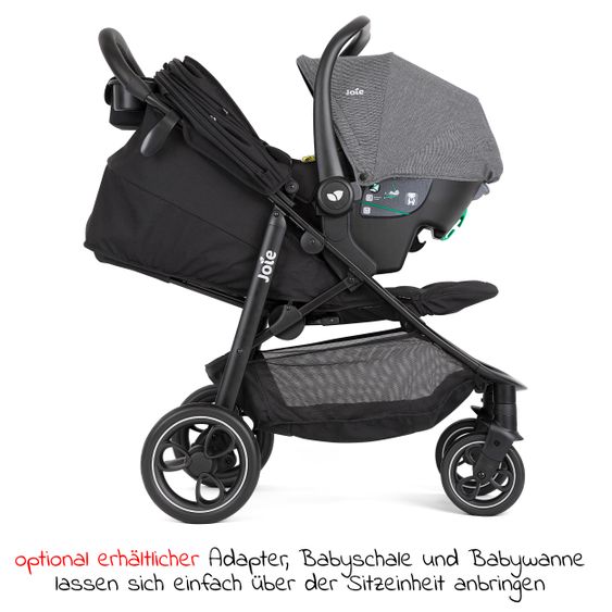 joie Buggy & pushchair Litetrax - Shale + FREE Fehn toy cat Yuki