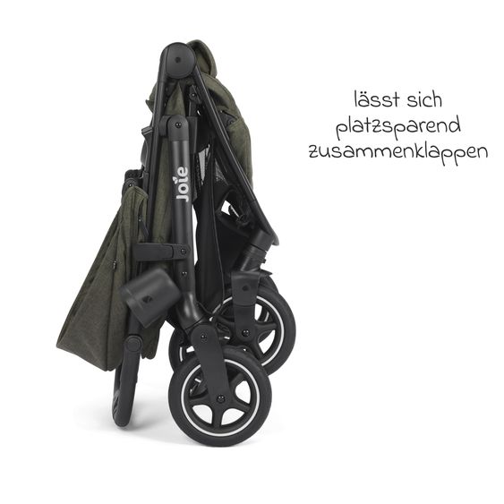 joie Buggy & Sportwagen Mydrift bis 22 kg belastbar mit Drift-Funktion, Knickschieber, Getränkehalter & Regenschutz - Fern