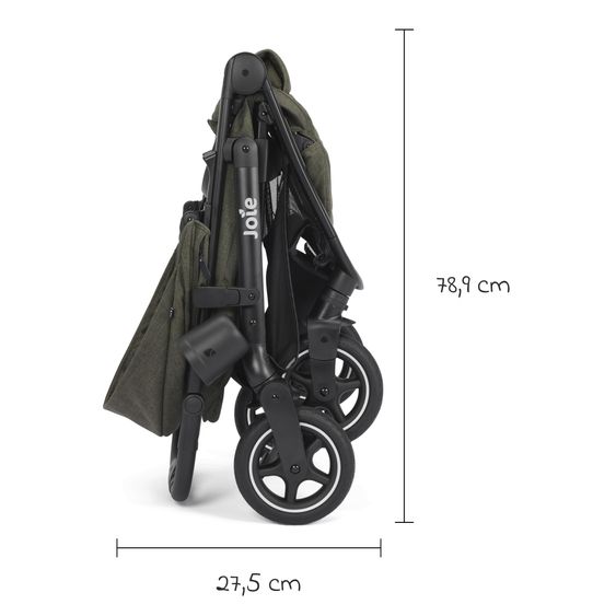 joie Buggy & Sportwagen Mydrift bis 22 kg belastbar mit Drift-Funktion, Knickschieber, Getränkehalter & Regenschutz - Fern