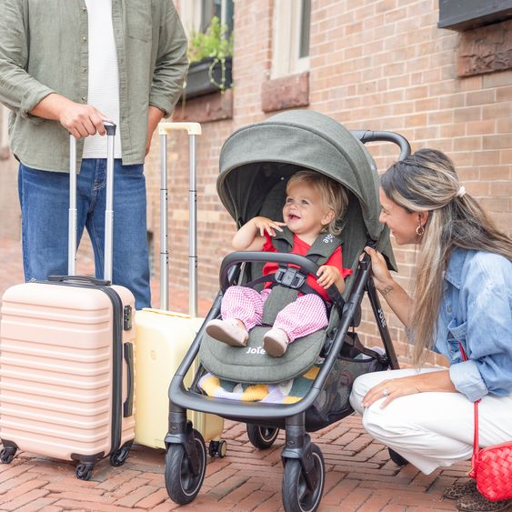 joie Buggy & Sportwagen Mydrift bis 22 kg belastbar mit Drift-Funktion, Knickschieber, Getränkehalter & Regenschutz - Fern