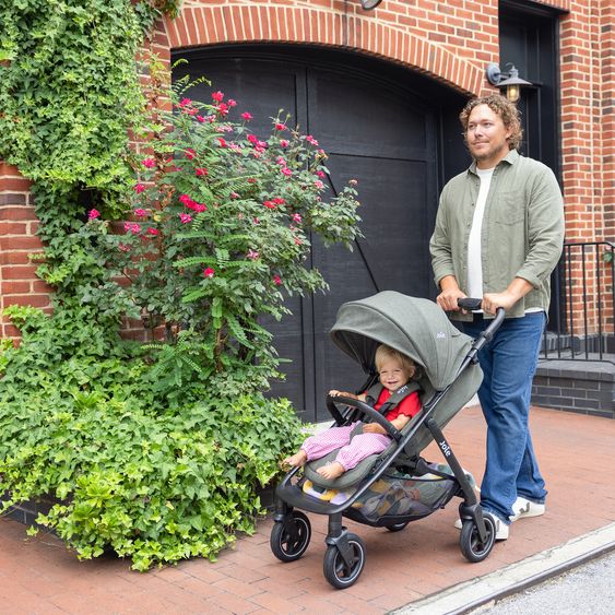 joie Buggy & Sportwagen Mydrift bis 22 kg belastbar mit Drift-Funktion, Knickschieber, Getränkehalter & Regenschutz - Fern