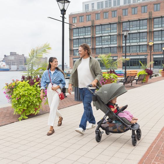 joie Buggy & Sportwagen Mydrift bis 22 kg belastbar mit Drift-Funktion, Knickschieber, Getränkehalter & Regenschutz - Fern