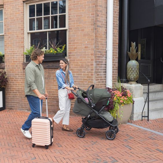 joie Buggy & Sportwagen Mydrift bis 22 kg belastbar mit Drift-Funktion, Knickschieber, Getränkehalter & Regenschutz - Fern