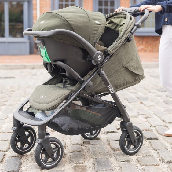 joie Buggy & Sportwagen Mydrift bis 22 kg belastbar mit Drift-Funktion, Knickschieber, Getränkehalter & Regenschutz - Fern
