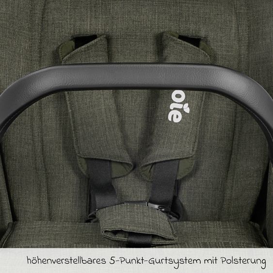 joie Buggy & Sportwagen Mydrift bis 22 kg belastbar mit Drift-Funktion, Knickschieber, Getränkehalter & Regenschutz - Fern