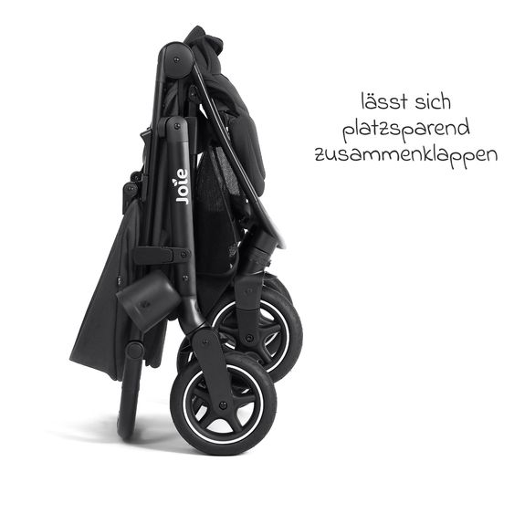 joie Buggy & Sportwagen Mydrift bis 22 kg belastbar mit Drift-Funktion, Knickschieber, Getränkehalter & Regenschutz - Raven