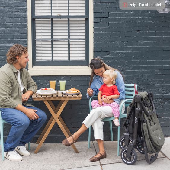 joie Buggy & Sportwagen Mydrift bis 22 kg belastbar mit Drift-Funktion, Knickschieber, Getränkehalter & Regenschutz - Raven