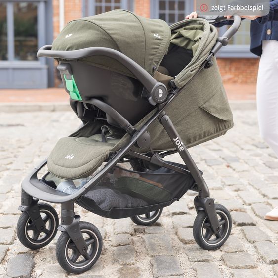 joie Buggy & Sportwagen Mydrift bis 22 kg belastbar mit Drift-Funktion, Knickschieber, Getränkehalter & Regenschutz - Raven