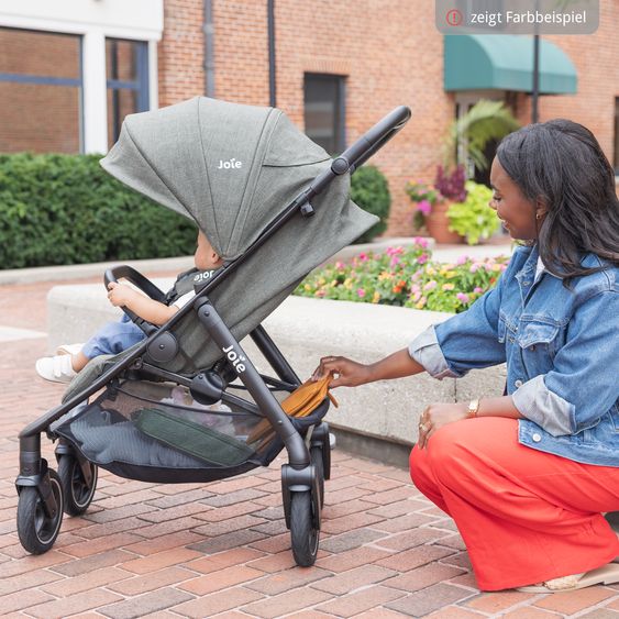 joie Buggy & Sportwagen Mydrift bis 22 kg belastbar mit Drift-Funktion, Knickschieber, Getränkehalter & Regenschutz - Raven