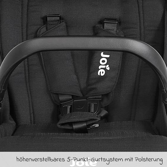 joie Buggy & Sportwagen Mydrift bis 22 kg belastbar mit Drift-Funktion, Knickschieber, Getränkehalter & Regenschutz - Raven
