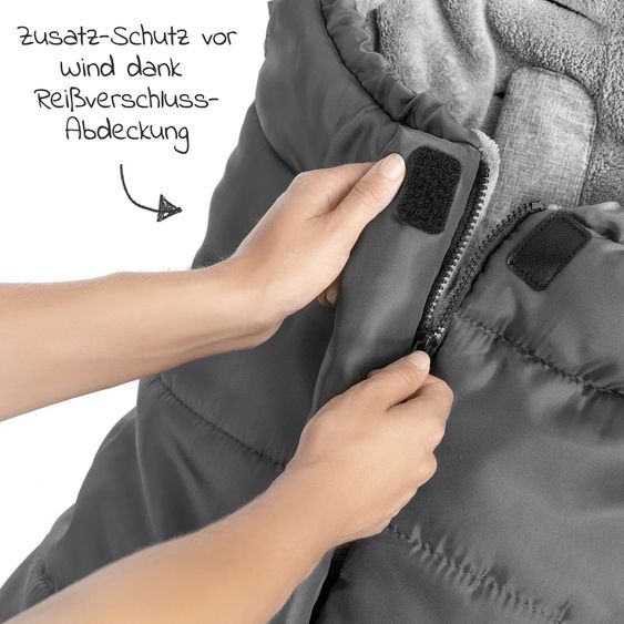 joie Buggy & Sportwagen Mytrax mit Luftreifen, Getränkehalter, Regenschutz, Fußsack & Handmuff - Gray Flannel