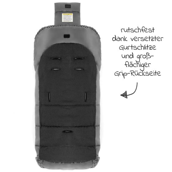 joie Buggy & Sportwagen Mytrax mit Luftreifen, Getränkehalter, Regenschutz, Fußsack & Handmuff - Gray Flannel