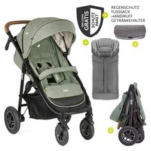 Buggy & Sportwagen Mytrax mit Luftreifen, Getränkehalter, Regenschutz, Fußsack & Handmuff - Laurel