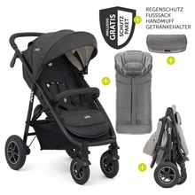 Buggy & stroller Mytrax with pneumatic tires, cup holder, rain cover, footmuff & hand muff - Pavement