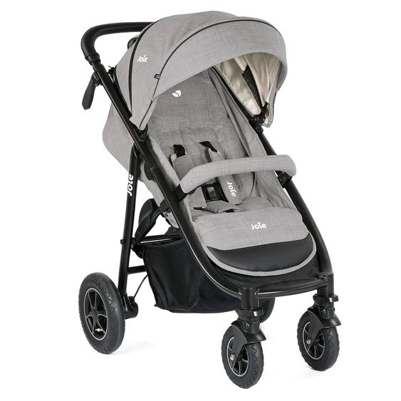 joie Buggy & Sportwagen Mytrax mit Luftreifen, Getränkehalter & Regenschutz - Gray Flannel