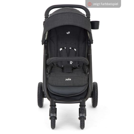 joie Buggy & Sportwagen Mytrax mit Luftreifen, Getränkehalter, Regenschutz inkl. Fußsack Therma - Gray Flannel