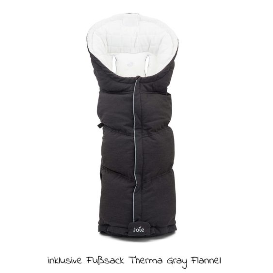 joie Buggy & Sportwagen Mytrax mit Luftreifen, Getränkehalter, Regenschutz inkl. Fußsack Therma - Laurel