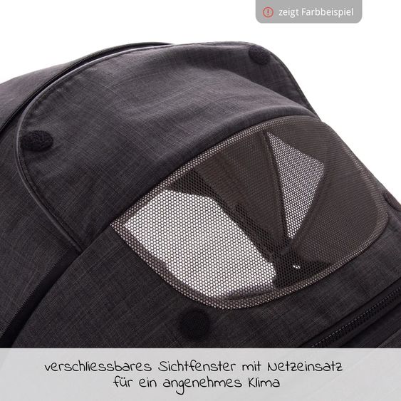 joie Buggy & Sportwagen Mytrax mit Luftreifen, Getränkehalter, Regenschutz & Insektenschutz - Gray Flannel