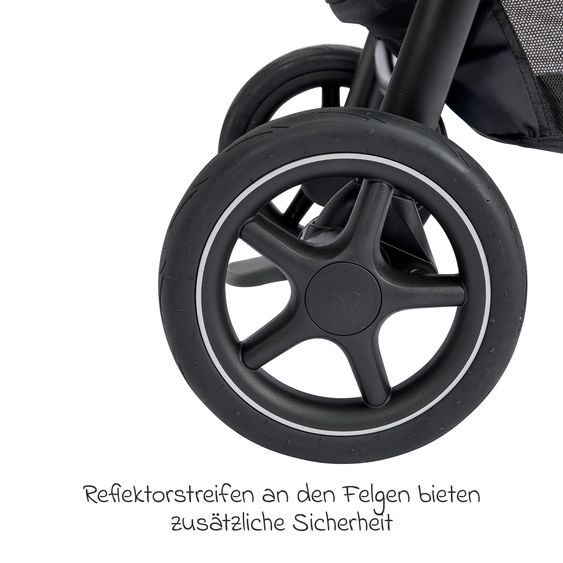 joie Buggy & stroller Mytrax Pro up to 22 kg load capacity with telescopic pushbar, cupholder incl. insect and rain cover - Mushroom