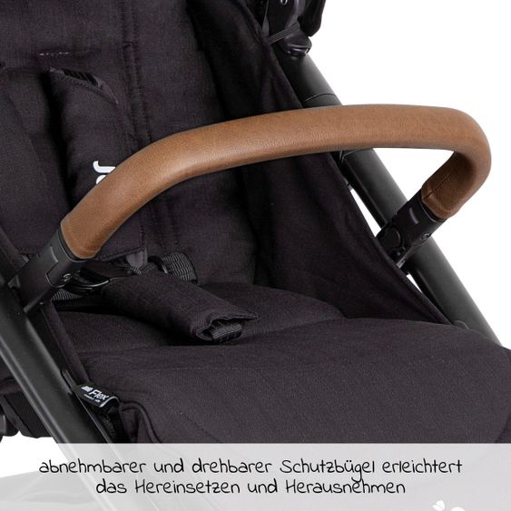 joie Buggy & Sportwagen Mytrax Pro bis 22 kg belastbar mit Teleskopschieber, Getränkehalter inkl. Insektenschutz & Regenschutz - Shale