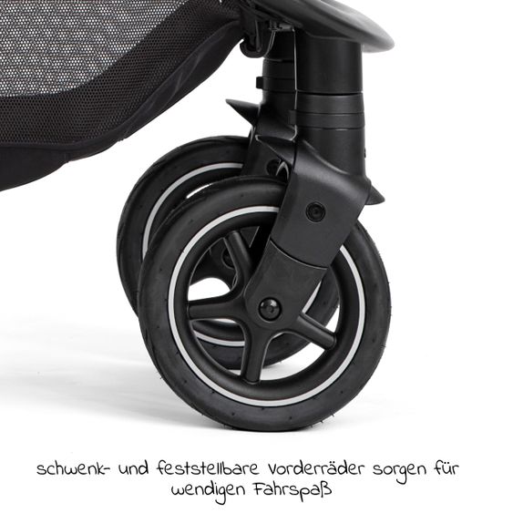 joie Buggy & Sportwagen Mytrax Pro bis 22 kg belastbar mit Teleskopschieber, Getränkehalter inkl. Insektenschutz & Regenschutz - Shale