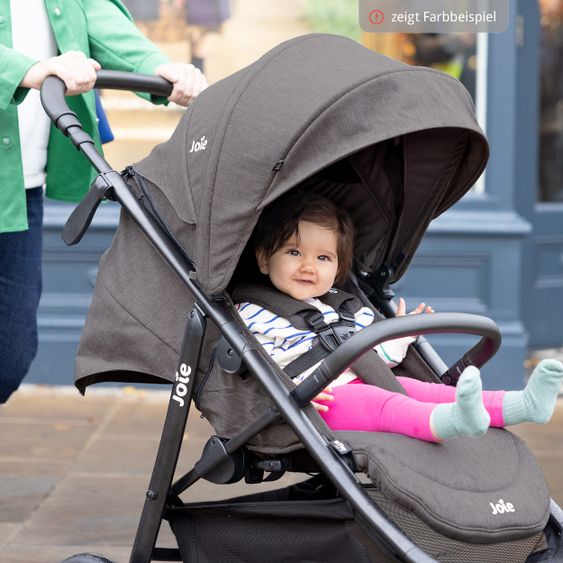 joie Buggy & Sportwagen Mytrax Pro bis 22 kg belastbar mit Teleskopschieber, Getränkehalter inkl. Insektenschutz & Regenschutz - Shale