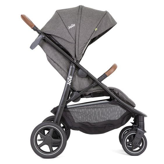 joie Buggy & pushchair Mytrax Pro up to 22 kg load capacity with telescopic push bar, cup holder & rain cover - Cycle Collection - Shell Gray