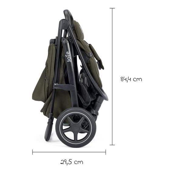 joie Buggy & Sportwagen Mytrax Pro bis 22 kg belastbar mit Teleskopschieber, Getränkehalter & Regenschutz - Sage