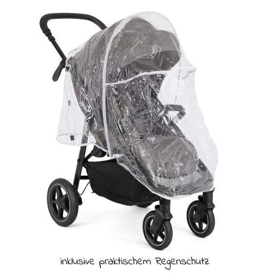 joie Buggy & pushchair Mytrax Pro up to 22 kg load capacity with telescopic push bar, cup holder & rain cover - Thunder