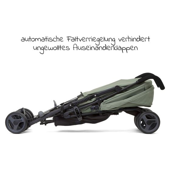 joie Buggy & Sportwagen Nitro LX nur 7,7 kg - ideal für die Reise inkl. Getränkehalter, Regenschutz & Insektenschutz - Laurel