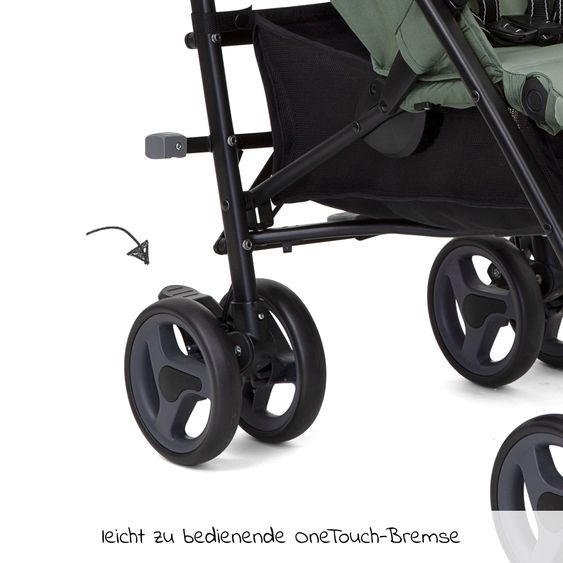 joie Buggy & Sportwagen Nitro LX nur 7,7 kg - ideal für die Reise inkl. Sommer-Set mit Schirm, Sitzauflage, Regenschutz. Insektenschutz & Getränkehalter - Laurel