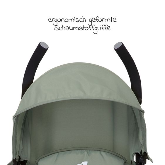 joie Buggy & Sportwagen Nitro LX nur 7,7 kg - ideal für die Reise inkl. Sommer-Sitzauflage, Regenschutz & Insektenschutz - Laurel