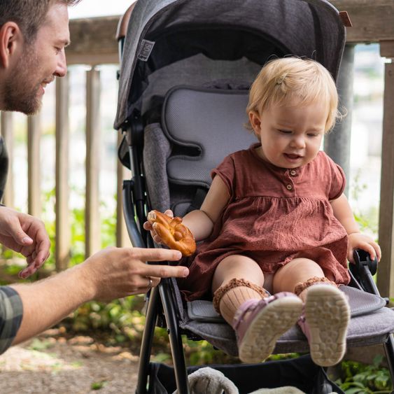 joie Buggy & Sportwagen Nitro LX nur 7,7 kg - ideal für die Reise inkl. Sommer-Sitzauflage, Regenschutz & Insektenschutz - Laurel