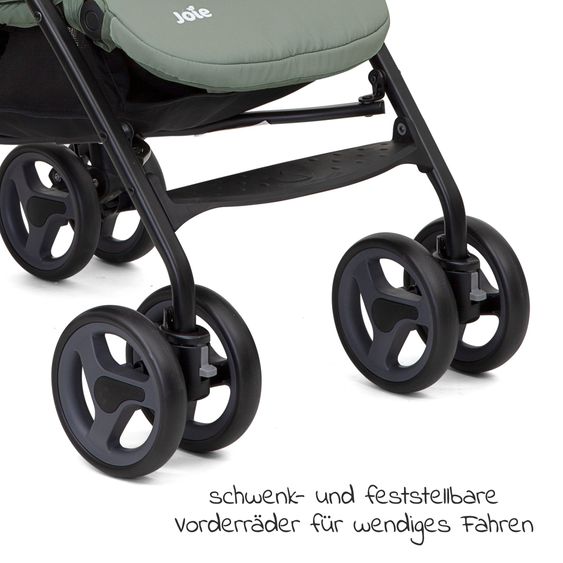 joie Buggy & Sportwagen Nitro LX nur 7,7 kg - ideal für die Reise inkl. Sonnenschirm, Regenschutz & Insektenschutz - Laurel