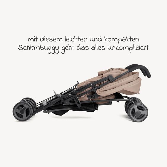 joie Buggy & stroller Nitro LX only 7.7 kg - ideal for travel - Toffee