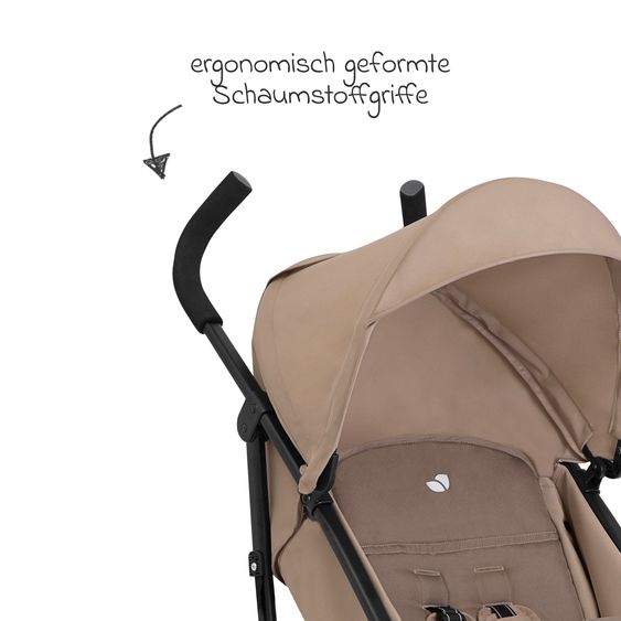 joie Buggy & stroller Nitro LX only 7.7 kg - ideal for travel - Toffee
