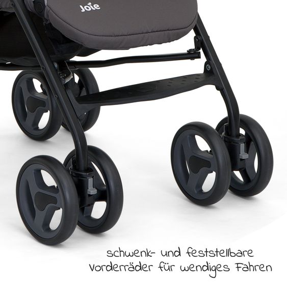 joie Buggy & Sportwagen Nitro LX nur 7,7 kg - ideal für die Reise - Dark Pewter