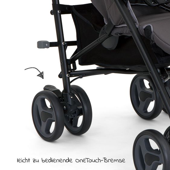 joie Buggy & Sportwagen Nitro LX nur 7,7 kg - ideal für die Reise - Dark Pewter