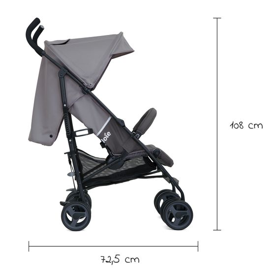 joie Buggy & Sportwagen Nitro LX nur 7,7 kg - ideal für die Reise - Dark Pewter